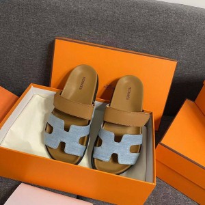 Шлепанцы Hermes Chypre Sandal F1777