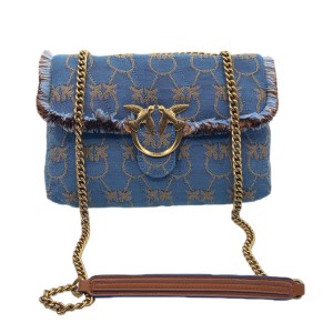 Сумка Pinko Love Bag Puff Denim Logo K2284