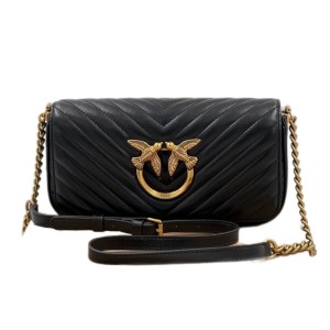 Сумка Pinko Mini Love Bag Click Baguette Chevron R1806