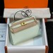 Сумка Hermes Kelly Sellier 19 Bambou Chevre RE5009