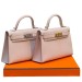 Сумка Hermes Kelly Sellier 19 Bambou Chevre RE5010