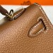 Сумка Hermes Kelly Sellier 19 Bambou Chevre RE5013