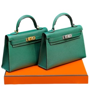 Сумка Hermes Kelly Sellier 19 Bambou Chevre RE5011