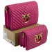 Сумка Pinko Love Bag Click Chevron Studs RP4798