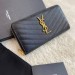 Кошелек Saint Laurent Cassandre Matelasse Zip Around RB3917