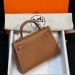 Сумка Hermes Kelly Sellier 19 Bambou Chevre RE5013