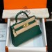 Сумка Hermes Kelly Sellier 19 Bambou Chevre RE5011