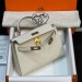 Сумка Hermes Kelly Sellier 19 Bambou Chevre RE5008