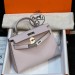 Сумка Hermes Kelly Sellier 19 Bambou Chevre RE5010