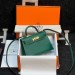 Сумка Hermes Kelly Sellier 19 Bambou Chevre RE5011