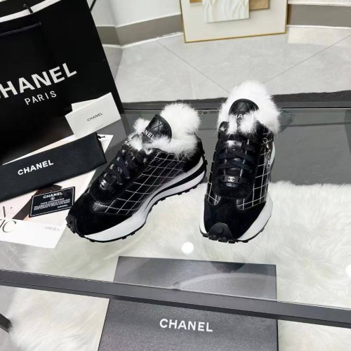 Зимние кроссовки Chanel B3374 Зимние кроссовки Chanel B3374