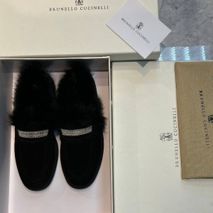 Зимние лоферы Brunello Cucinelli F2329