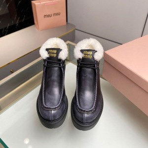 Зимние ботинки Miu miu F2459