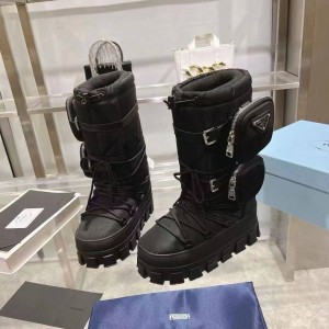 Зимние сапоги Prada F2617