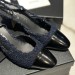 Босоножки Chanel slingbacks tweed F3972