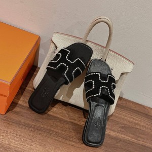 Шлепанцы Hermes Oran F5797