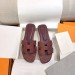 Шлепанцы Hermes Oran F6146