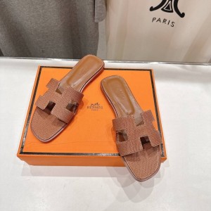 Шлепанцы Hermes Oran F6148