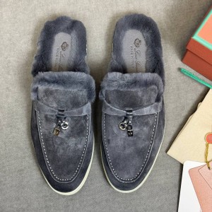 Лоферы Loro Piana Charms Walk Baboushe F6386
