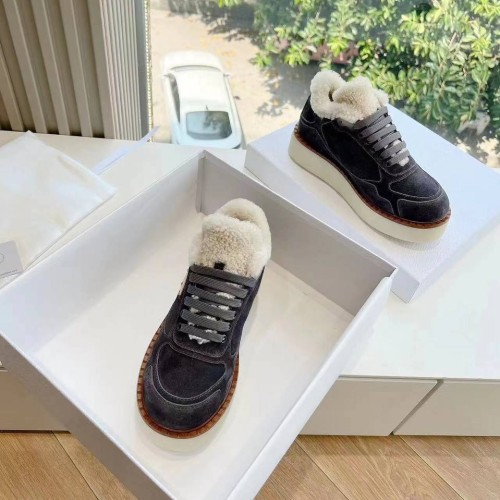 Зимние ботинки Prada F6522 Зимние ботинки Prada F6522