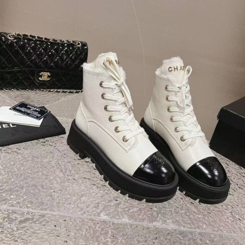 Зимние ботинки Chanel F6583 Зимние ботинки Chanel F6583