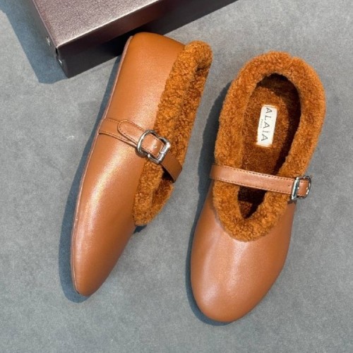 Зимние балетки Alaia F6647 Зимние балетки Alaia F6647