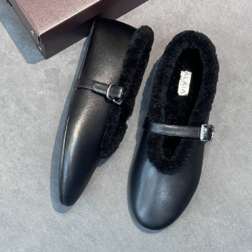 Зимние балетки Alaia F6646 Зимние балетки Alaia F6646