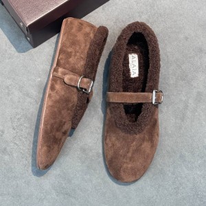 Зимние балетки Alaia F6648