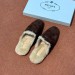 Зимние мюли Prada F6750 Зимние мюли Prada F6750