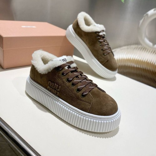 Зимние кеды Miu Miu F6912 Зимние кеды Miu Miu F6912