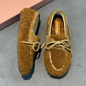 Зимние лоферы Miu Miu F6998