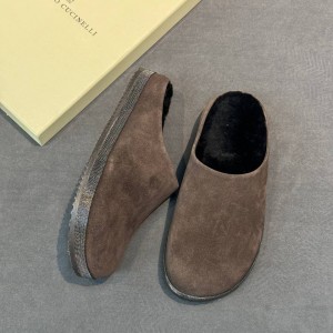 Зимние мюли Brunello Cucinelli F7041