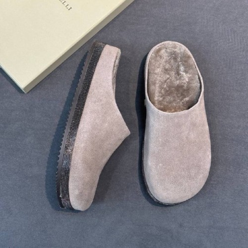 Зимние мюли Brunello Cucinelli F7040 Зимние мюли Brunello Cucinelli F7040