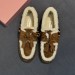Зимние лоферы Miu Miu F7132