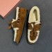 Зимние лоферы Miu Miu F7132