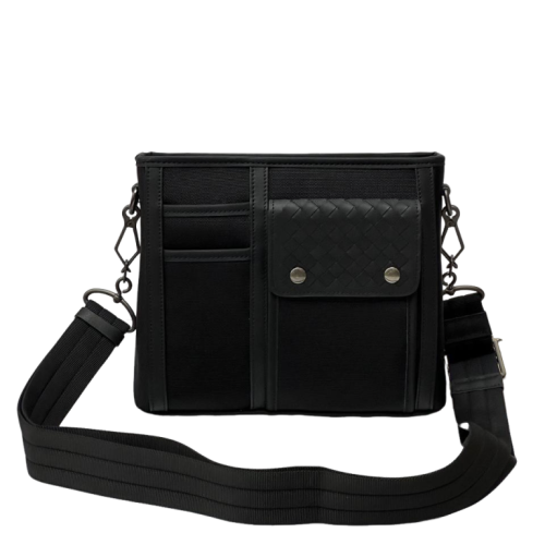 Сумка Bottega Shoulder Bag in Black RN2518 Сумка Bottega Shoulder Bag in Black RN2518